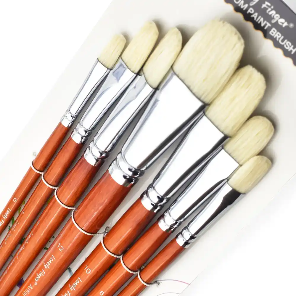 Hoe borstelharen praktisch in de beeldende kunst?