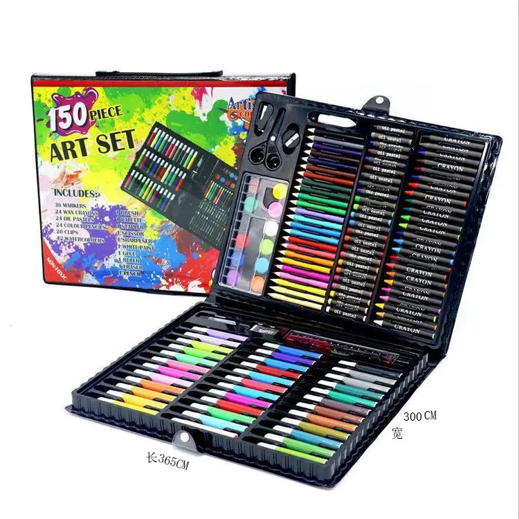 Plastic box art Tekening set voor kinderen