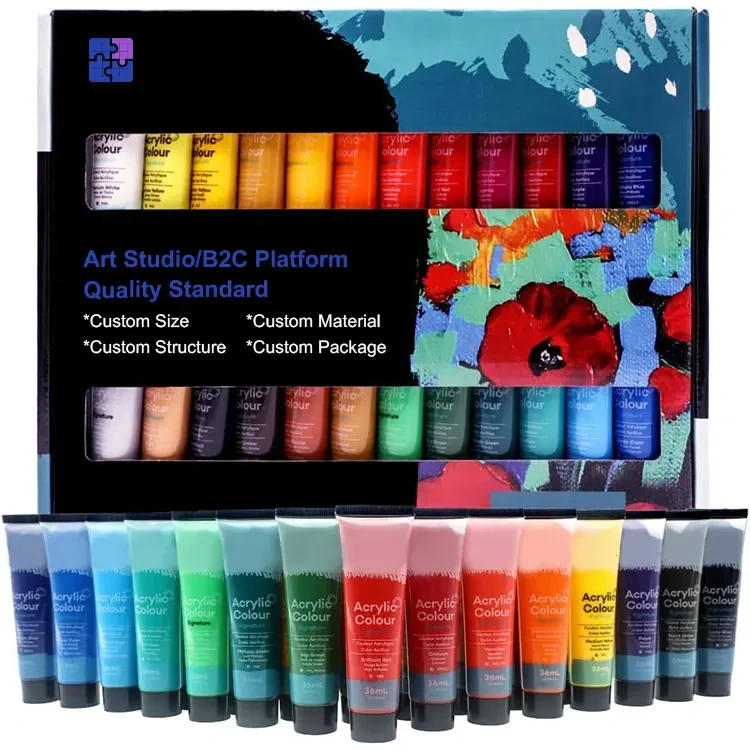 Plastic buis acrylverf